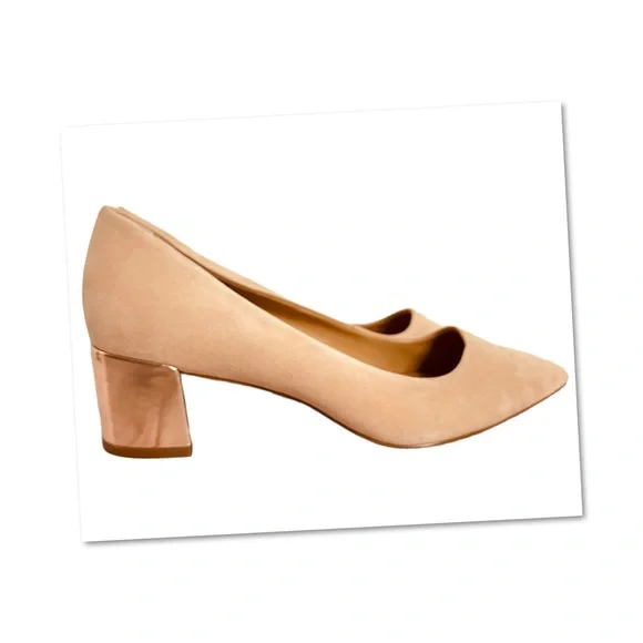 slim fit dress slacks Paris Gold Metallic Heels EU 41 / US 10 main image 0